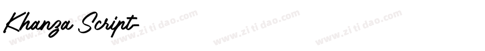 Khanza Script字体转换